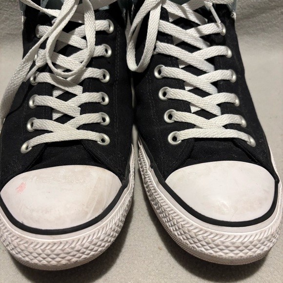 Converse Chuck Taylor All Star High Street Unisex Sneakers 12 A03450F Black Grey - Picture 4 of 9